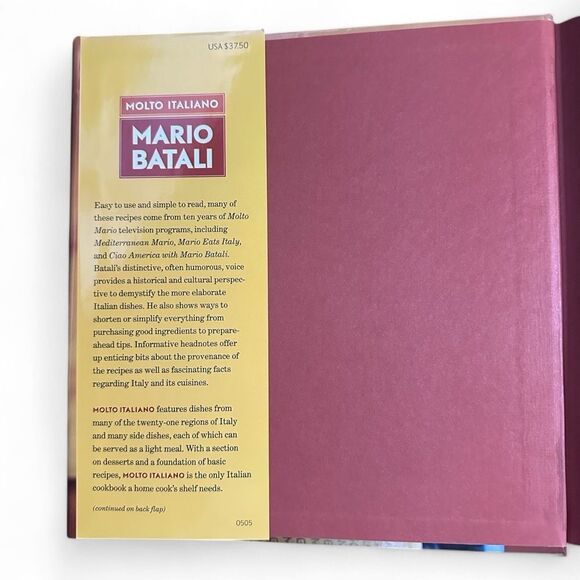 Molto Italiano Cookbook Mario Batali Foodnetwork - Picture 5 of 7